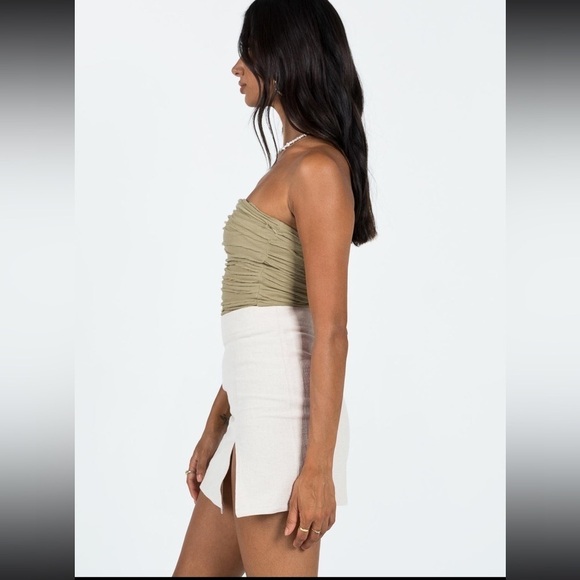 Lioness Princess Polly Lola Mini Skirt - Small, Oatmeal, New Without Tags - Picture 7 of 8